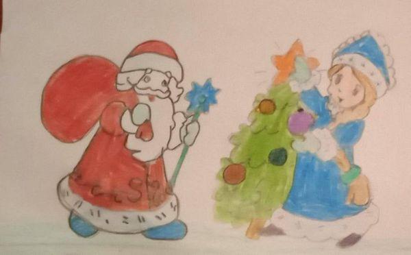 "Аяз ата" балалар суреттерінің байқауы.