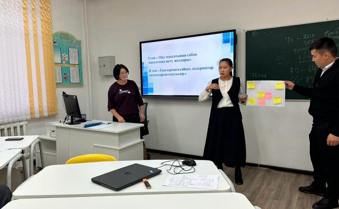 «Күнтізбелік-тақырыптық жоспар мен сабақ жоспарының үйлесімділігі: әдістемелік талдау» атты шебер сынып